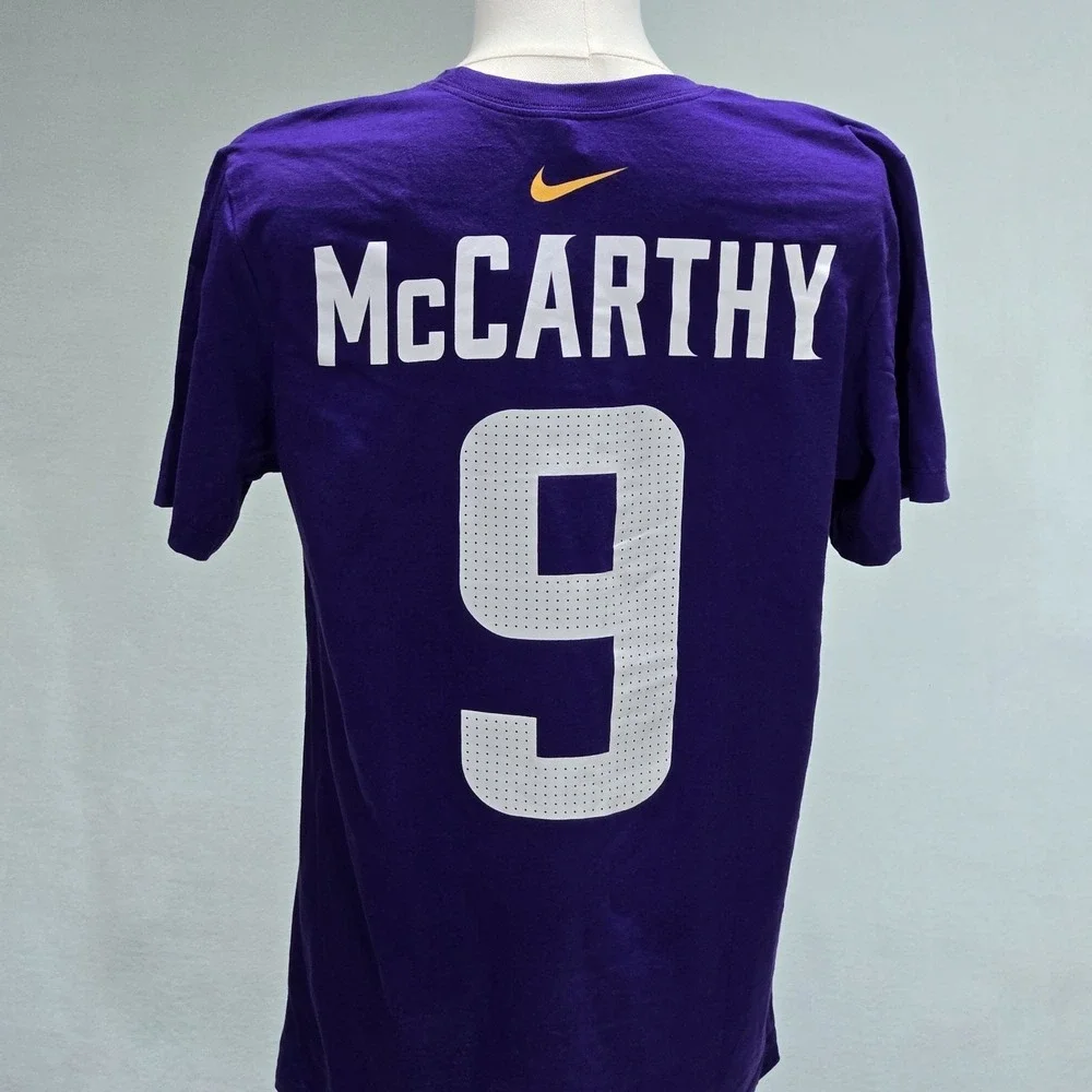 Nike Minnesota Vikings #9 McCarthy T‎ Shirt Mens M Purple NFL Football NWT